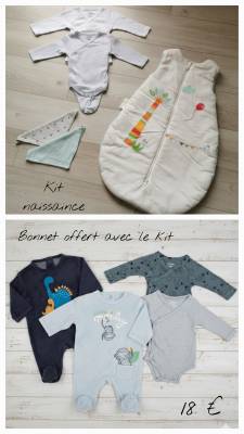 Kit naissance , marque KIABI
