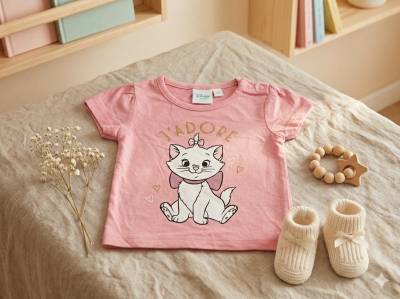 Tee-shirt manche courte Fille, age 3 mois , marque DISNEY